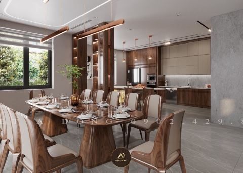 Bàn ăn gỗ óc chó BA - 24